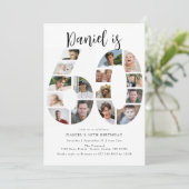 Invitation pour une fête d'anniversaire 60 ans Pho (Debout devant)