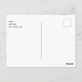 Invitation pour une fête d'anniversaire 60 & Sensa (Dos)