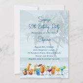 Invitation pour une fête d'anniversaire adulte aut (Devant)