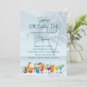 Invitation pour une fête d'anniversaire adulte aut (Debout devant)