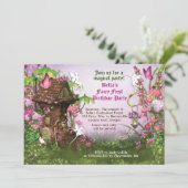 Invitation pour une fête d'anniversaire au Pays de (Debout devant)