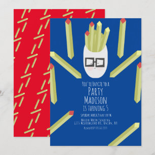 Invitation pour une fête d'anniversaire au restaur