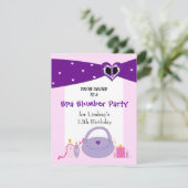 Invitation pour une fête d'anniversaire au Spa Rub (Debout devant)