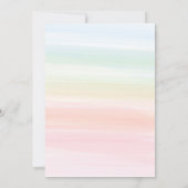 Invitation pour une fête d'anniversaire au thé aux (Dos)