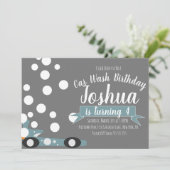 Invitation pour une fête d'anniversaire avec des b (Debout devant)