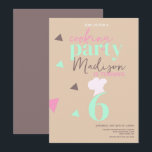 Invitation pour une fête d'anniversaire avec des c<br><div class="desc">Cartes d'invitation pour une fête sur le thème de la cuisine</div>