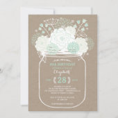 Invitation pour une fête d'anniversaire avec des f (Devant)