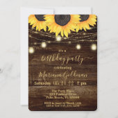 Invitation pour une fête d'anniversaire avec des g (Devant)