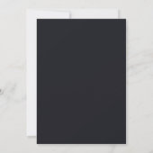 Invitation pour une fête d'anniversaire avec dîner (Dos)