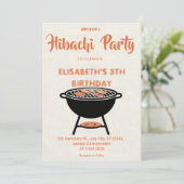Invitation pour une fête d'anniversaire avec dîner (Debout devant)