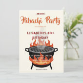 Invitation pour une fête d'anniversaire avec dîner (Debout devant)