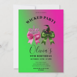 Invitation pour une fête d'anniversaire avec un ar