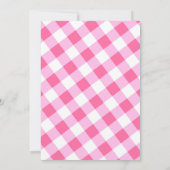 Invitation pour une fête d'anniversaire avec un pi (Dos)