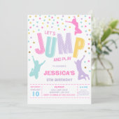 Invitation pour une fête d'anniversaire avec une m (Debout devant)