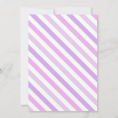 Invitation pour une fête d'anniversaire avec une m (Dos)
