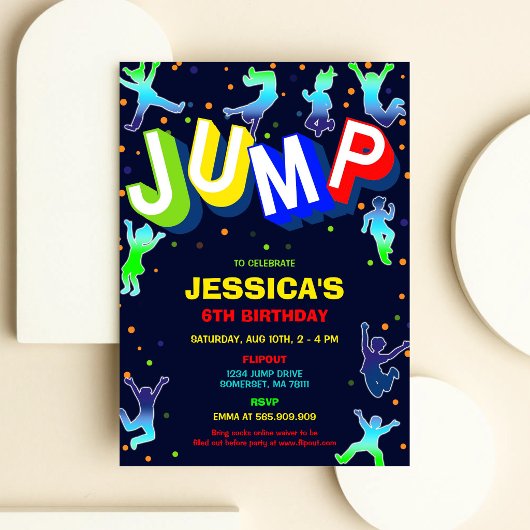 Invitation pour une fête d'anniversaire avec une m