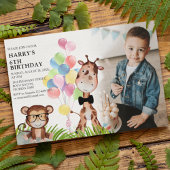 Invitation pour une fête d'anniversaire avec une p