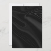 Invitation pour une fête d'anniversaire Black Pink (Dos)