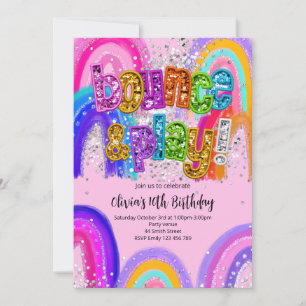 Invitation pour une fête d'anniversaire Bounce Par