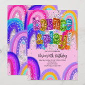 Invitation pour une fête d'anniversaire Bounce Par (Devant / Derrière)