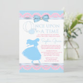 Invitation pour une fête d'anniversaire Cendrillon (Debout devant)
