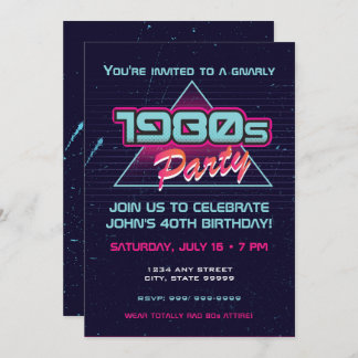 Invitation pour une fête d'anniversaire complèteme