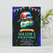 Invitation pour une fête d'anniversaire d'adolesce (Debout devant)