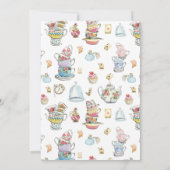 Invitation pour une fête d'anniversaire d'Alice au (Dos)