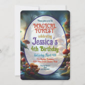 Invitation pour une fête d'anniversaire dans une f (Devant)