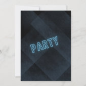 Invitation pour une fête d'anniversaire de 16 ans (Dos)