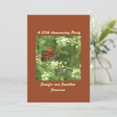 Invitation pour une fête d'anniversaire de 20 ans  (Debout devant)