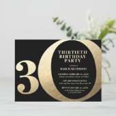 Invitation pour une fête d'anniversaire de 30 ans (Debout devant)