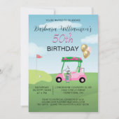 Invitation pour une fête d'anniversaire de 50 ans (Devant)