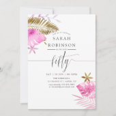 Invitation pour une fête d'anniversaire de 50 ans (Devant)