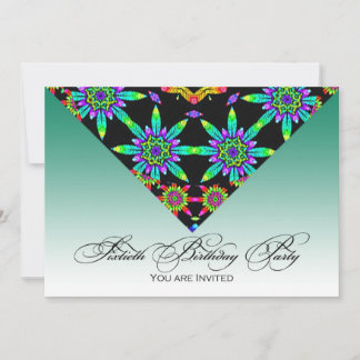 Invitation pour une fête d'anniversaire de 60 ans