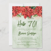 Invitation pour une fête d'anniversaire de 70 ans (Devant)