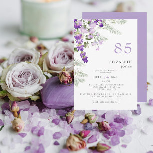 Invitation pour une fête d'anniversaire de 85 ans