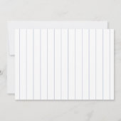 Invitation pour une fête d'anniversaire de basebal (Dos)