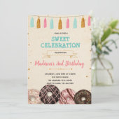Invitation pour une fête d'anniversaire de bébé av (Debout devant)