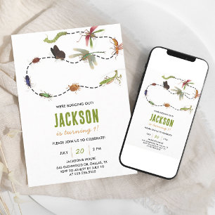Invitation pour une fête d'anniversaire de bug eff