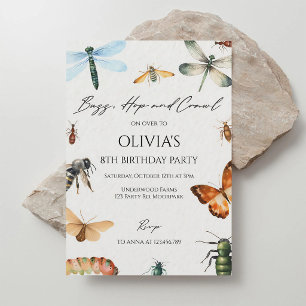 Invitation pour une fête d'anniversaire de bug ram