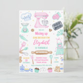 Invitation pour une fête d'anniversaire de couture (Debout devant)