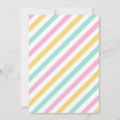 Invitation pour une fête d'anniversaire de couture (Dos)
