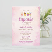 Invitation pour une fête d'anniversaire de décorat (Debout devant)