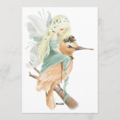 Invitation pour une fête d'anniversaire de fée de (Dos)