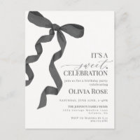 Invitation pour une fête d'anniversaire de fille a