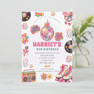 Invitation pour une fête d'anniversaire de fille r
