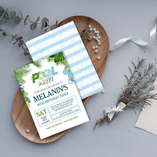 Invitation pour une fête d'anniversaire de garçon