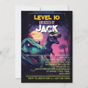 Invitation pour une fête d'anniversaire de garçons