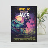 Invitation pour une fête d'anniversaire de garçons (Debout devant)